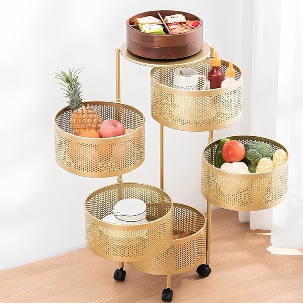 The Golden Edition Premium Metal Trolley